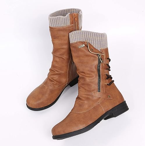 Warmen Winterstiefel Damen Bequem - IdealeKleiden