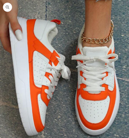 Damen Sneaker Bequem Leicht