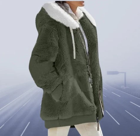 Weiche Winterjacke Damen Slim Fit