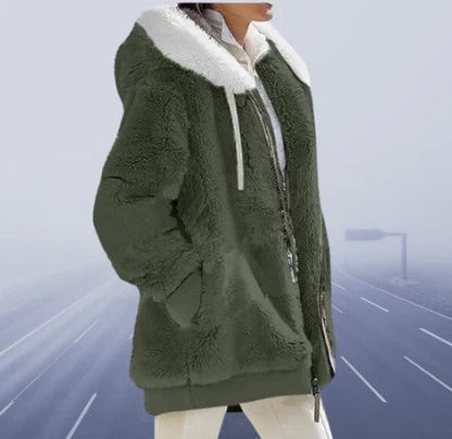 Weiche Winterjacke Damen Slim Fit