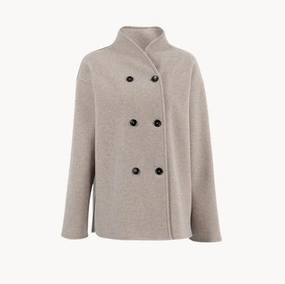 Modischer Damenmantel Oversized Schnitt - IdealeKleiden
