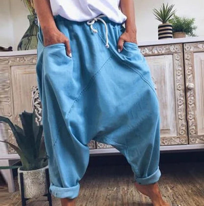 Farbige Hippiemännerhose Boho Stil