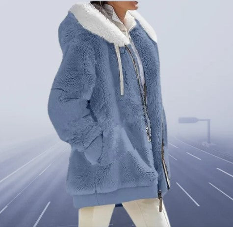Weiche Winterjacke Damen Slim Fit