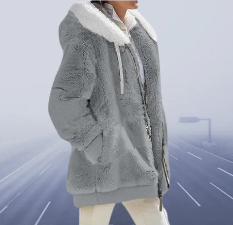 Weiche Winterjacke Damen Slim Fit