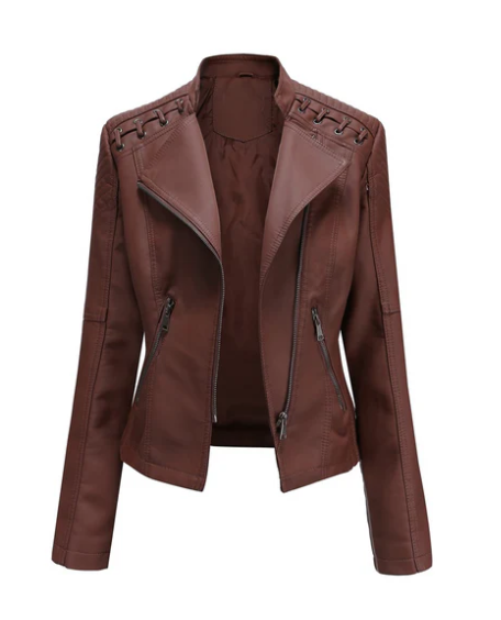 Sani - Elegante Lederjacke Damen Mode