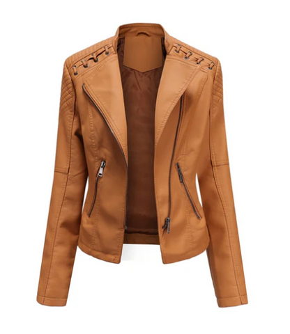 Sani - Elegante Lederjacke Damen Mode