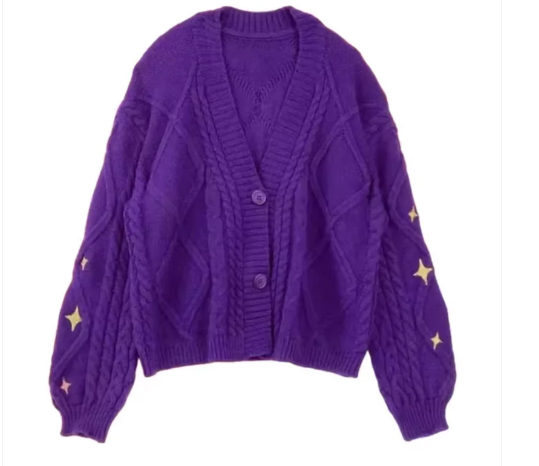 Retro Strickpullover Frauen Classic