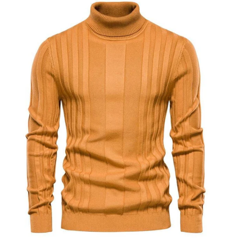 Slim Fit Rollkragen Pullover Modern Design
