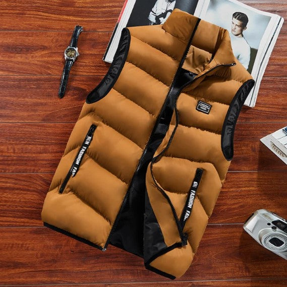 Herren Übergangsjacke Armlos Modern - IdealeKleiden