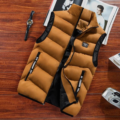 Herren Übergangsjacke Armlos Modern - IdealeKleiden