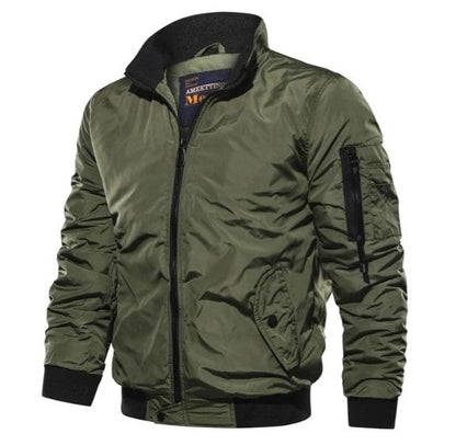 Herren Übergangsjacke Arm-Tasche Praktisch