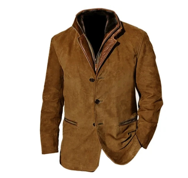 Stylischer Blazer mit Knöpfen und Stehkragen