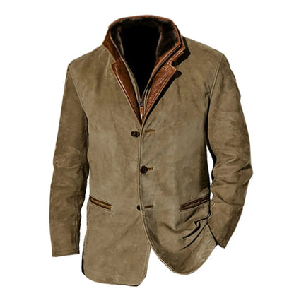 Stylischer Blazer mit Knöpfen und Stehkragen