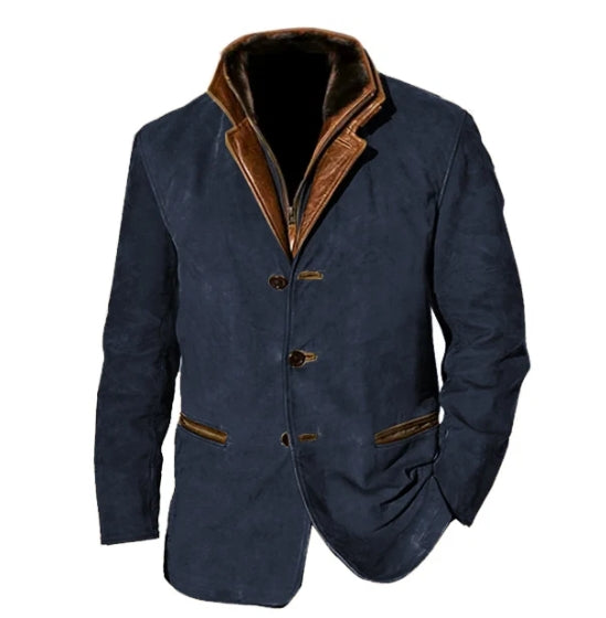 Stylischer Blazer mit Knöpfen und Stehkragen