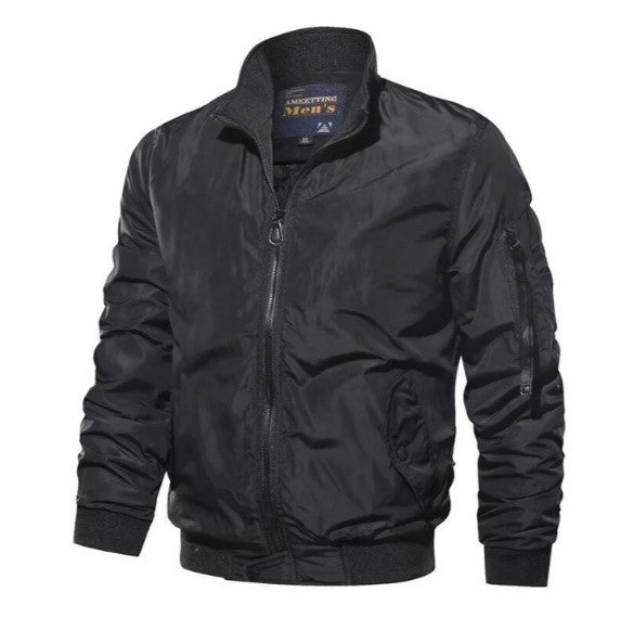 Herren Übergangsjacke Arm-Tasche Praktisch