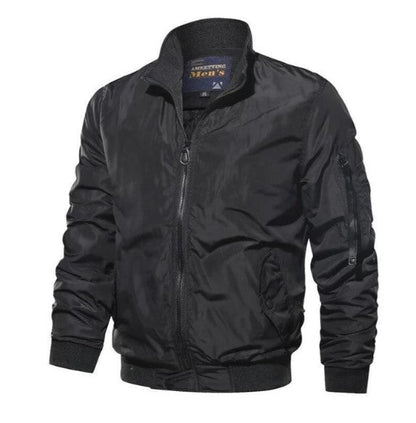 Herren Übergangsjacke Arm-Tasche Praktisch