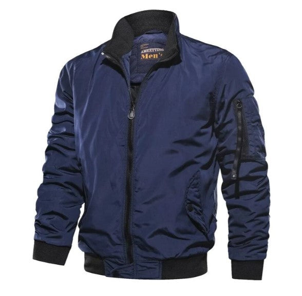Herren Übergangsjacke Arm-Tasche Praktisch - IdealeKleiden