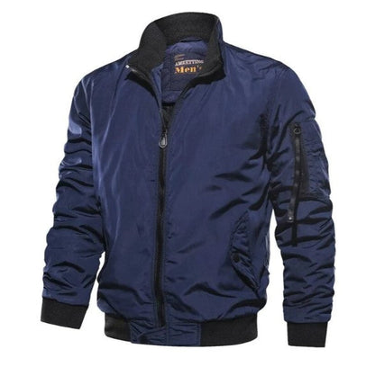 Herren Übergangsjacke Arm-Tasche Praktisch - IdealeKleiden
