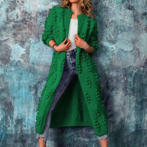 Elegante Damenstrickjacke Bunt Modern