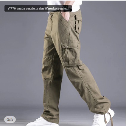 David - Herren Cargohose Modern Slimfit
