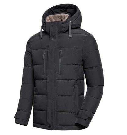 Herren Winterjacke Abnehmbare Kapuze Modern