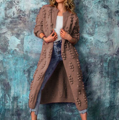 Elegante Damenstrickjacke Bunt Modisch