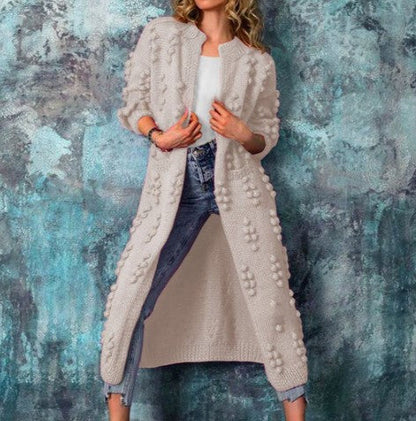 Elegante Damenstrickjacke Bunt Modisch