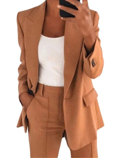 Herren Blazer Set: Anzugjacke und Hose