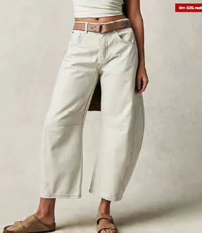 Bequeme Frauenjeans Weite Bein Komfort Fit