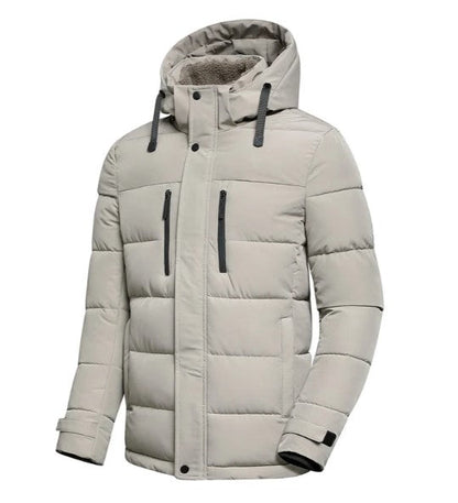 Herren Winterjacke Abnehmbare Kapuze Modern