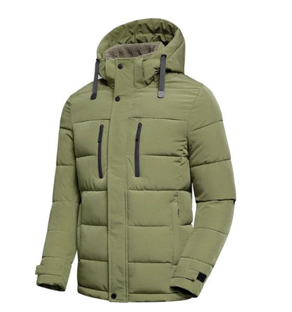 Herren Winterjacke Abnehmbare Kapuze Modern