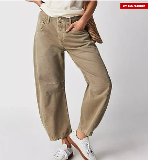 Bequeme Frauenjeans Weite Bein Komfort Fit