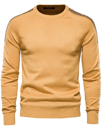Herren Pullover Warm Rundhals Design - IdealeKleiden