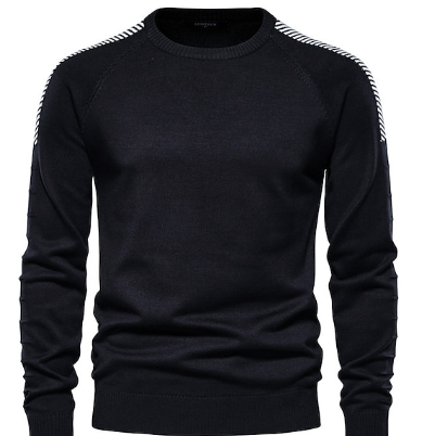 Herren Pullover Warm Rundhals Design