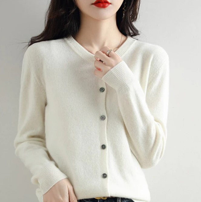 Elegante Frühjacks Strickjacke Frauen