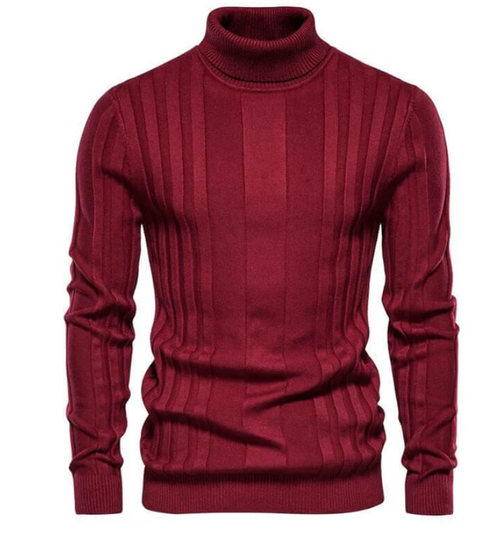 Slim Fit Rollkragen Pullover Modern Design