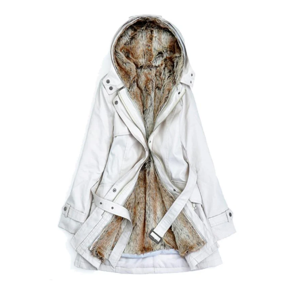 Frauen Winterjacke Stilvoll Warm - IdealeKleiden