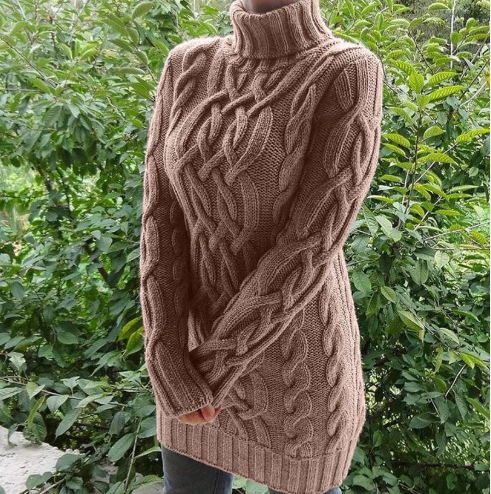 Handgestrickter Pullover Gehäkeltes Design