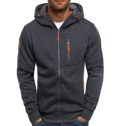 Elegante Herren Fleecejacke Modern Sportlich