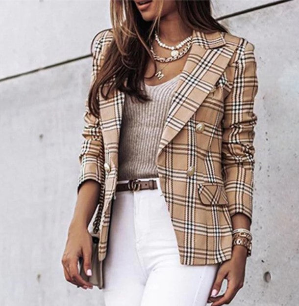 Eleganter Damenblazer Modern Schnitt - IdealeKleiden