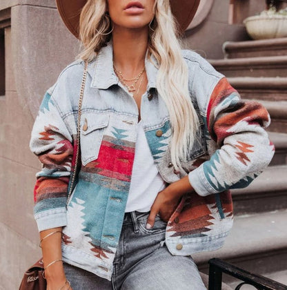 Retro Denim Jacke Classic Style