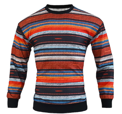 Herren Pullover Gerippt Rundhals