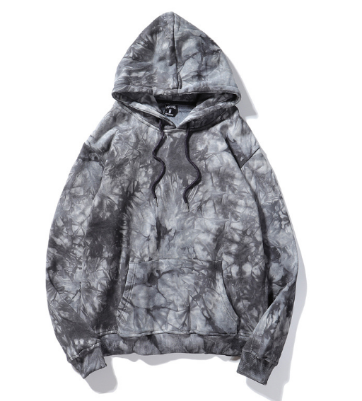 Stylische Herren-Hoodie Batik-Design