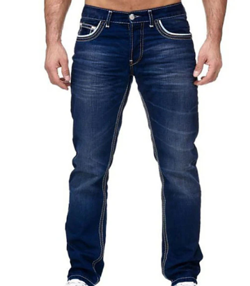 Herren Jeans Gerade Bein Classic Denim