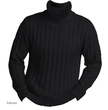 Lässiger Rollkragenpullover Herren Casual Style