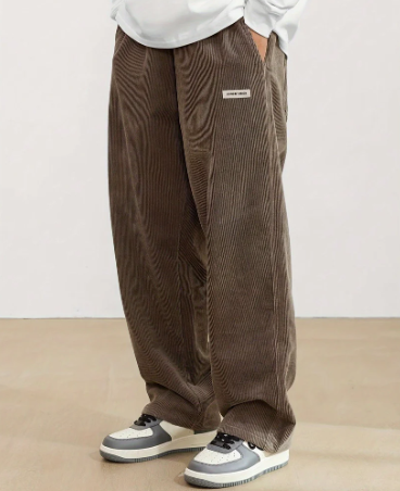 Herren Cordhose Braun Mit Taschen - IdealeKleiden