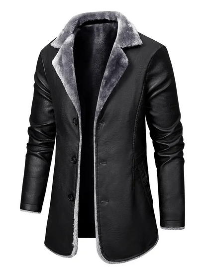 Herren Wintermantel Retro Stil