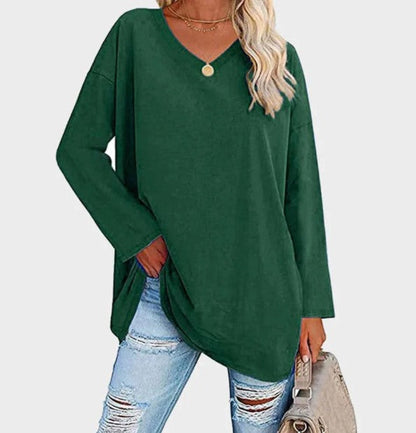 Ela - Pullover Damen Elegant Langarm