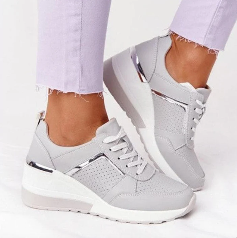 Damen Sneaker Komfortabel Mit Weichem Innenkissen