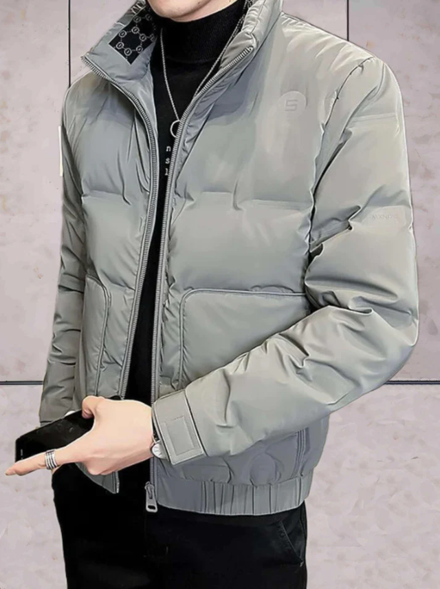 Wattierte Winterjacke Hochkragen Damen